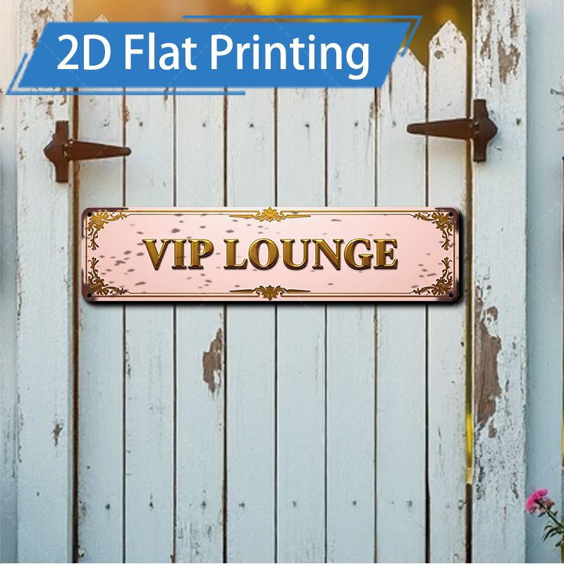 لافتة معدنية مسطحة ثنائية الأب - مراجعة Home Bar Lounge وسعره